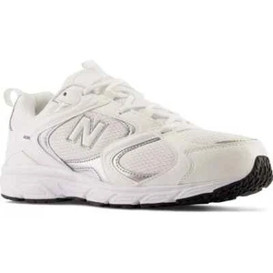 Neu - New Balance 408 Unisex Sneaker 40.5 ML408W Weiß Silber - Bild 1 von 6