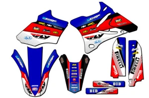 2002-2014 YZ 85 RICOCHET Blue Senge kit de gráficos compatible con Yamaha - Imagen 1 de 10