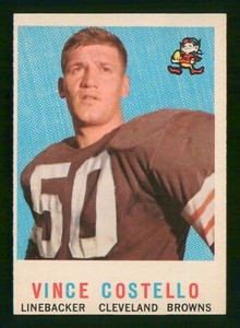 VINCE COSTELLO UER RC 1959 TOPPS 59 NO 158 NRMINT  61714