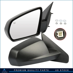 ? For 2008-2014 DODGE AVENGER LH&RH Side Light Textured Power Heated Mirrors - Picture 1 of 13