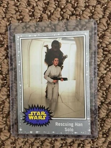 Star Wars Topps trading card Rescuing Han Solo silver #24 Carrie Fisher - Picture 1 of 1