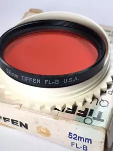 TiFFEN 52mm FL-B (FC-B) Glass Lens Fluorescent Filter 55 mm Genuine US Made FL B - Picture 1 of 5