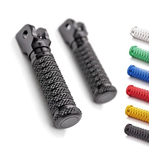Black Motorcycle Front Foot Pegs POLE For BMW F800S 05 06 07 08 09 - Picture 1 of 7