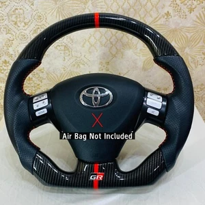 TOYOTA COROLLA, 9-12 , COMPLETE STEERING WHEEL WITH CARBON FIBER - Picture 1 of 8