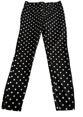 Eye Candy By One Step Up Leggings Womens XL Polka Dot Print  Front Zipper - Image 1 of 4