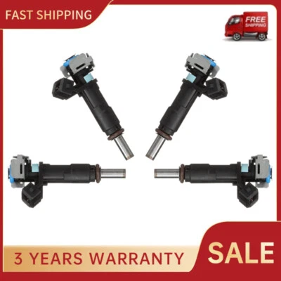 4PCS Fuel Injectors Fit For Chevrolet 2010-2015 Cruze 2012-2015 Sonic 1.8L L4 US - Изображение 1 из 4