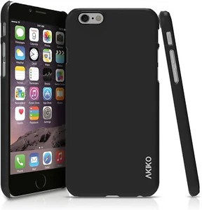 iPhone 6 6s 4.7" Snap-on Case [ AKIKO ] Ultra Slim Fit Black - Picture 1 of 1