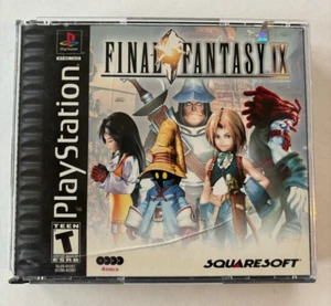 Final Fantasy IX Sony Play Station 1 PS1 Complete in Box CIB Black Label TESTED - Picture 1 of 4