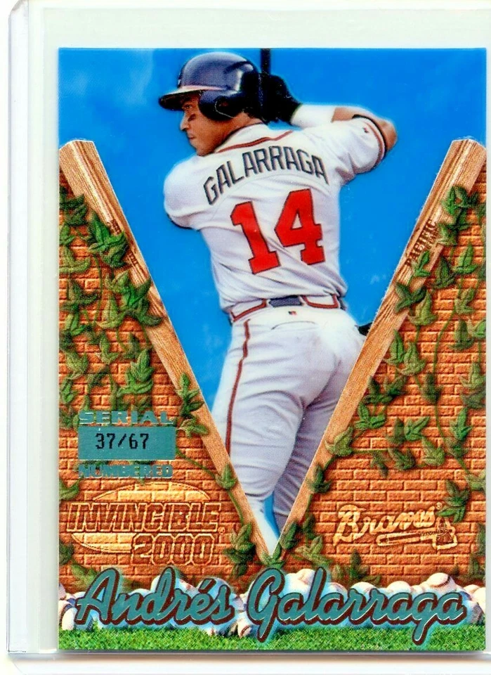 2000 Pacific непобедимый голографический платиновый #11 Андрес Галаррага /67 💎 - Изображение 1 из 1