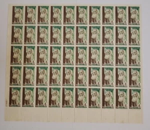 United States Postage Stamp 5c Cent John Muir Conservationist 1 Sheet Of 50 - Picture 1 of 6