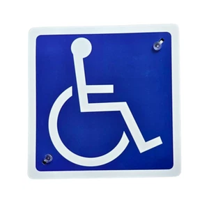 Handicap Symbol Aufkleber Auto Fenster Behindertenschild Rollstuhlaufkleber - selbstklebend - Bild 1 von 16