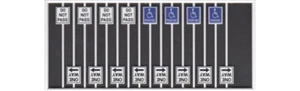 Tichy Trains 8262 HO Misc Road Signs (4ea Do Not Pass, Handicap, One Way Left/R - Picture 1 of 1