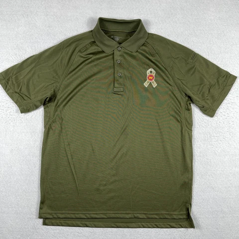 Washington Commanders Polo Shirt Mens Large Football Team Salute To Service Cover