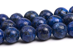Cuentas sueltas de piedras preciosas redondas de piedra preciosa azul profundo de 9-10 mm grado AAA - Imagen 1 de 4