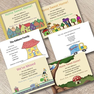Personalised Change of Address Cards With Envelopes House Moving New Home - Picture 1 of 7