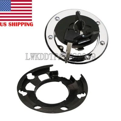 Para Kawasaki Ninja 250 250R EX250 1988-2007 Tapa Del Tanque De Combustible Gas Tapa Llaves De Bloqueo Foto 1 de 4