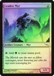 Magic The Gathering MTG LEADEN MYR FOIL Mirrodin NM Near Mint - Picture 1 of 1