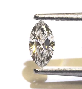 GIA loose certified .36ct F SI2 loose Marquise cut Natural diamond estate - Picture 1 of 6
