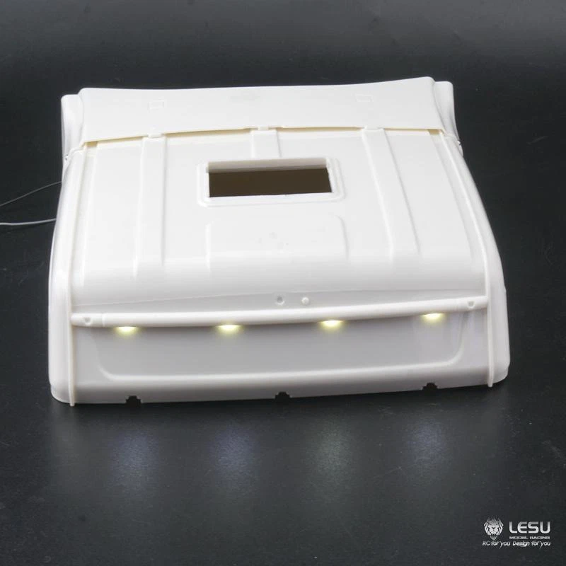 LESU 1/14 ABS TopLine Roof W/ Lights for Tamiya RC R620 R470 Cabin Truck Model - Image 1 of 3