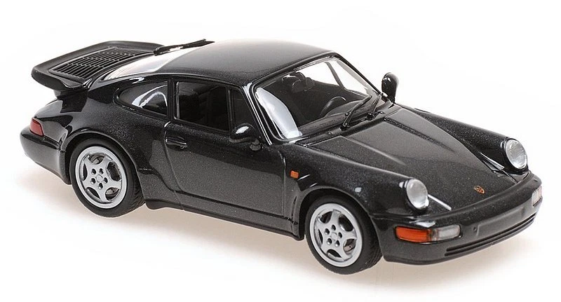 Porsche 911 Turbo 964 1990 Black 'Maxichamps' Edition 1:43 MINICHAMPS 940069106 - Immagine 1 di 1
