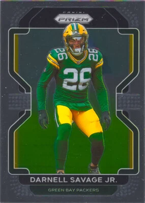 Darnell Savage Jr. 2021 Panini Prizm Football Chrome Card #142 Green Bay Packers - Image 1 of 2