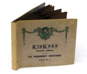 KID-KORD RECORD ALBUM mit 6 Kinderplatten -20 cm - 78rpm Schellackplatte M179 - Bild 1 von 7