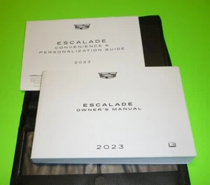 2023 CADILLAC ESCALADE OWNERS MANUAL SET GUIDE 23 +case LUXURY PREMIUM SPORT - Picture 1 of 1