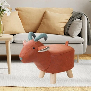 Animal Footstool Footrest Ottoman for Entryway, Playroom, - Picture 1 of 43