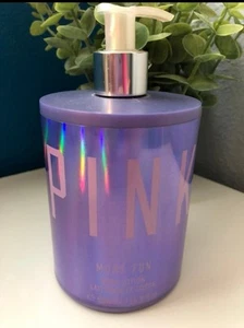 PINK More Fun Body Lotion 16.9 Fl Oz Rare! USED - Picture 1 of 3