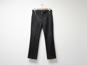 Jeans Versace vintage años 90 para mujer 28x34 cadena dorada rayas diseñador Y2K lujo - Imagen 1 de 20