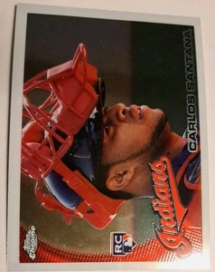 Carlos Santana 2010 Topps Chrome #198 RC Rookie - Bild 1 von 2