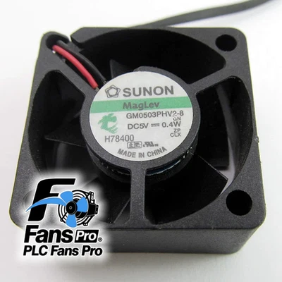 1PCS Brand New SUNON GM0503PHV2-8 DC5V 0.4W Mini DC 2wires Cooling Fan Fast Ship - Image 1 of 3