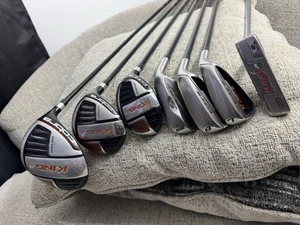 Cobra King Junior 1W, FW,HY, 7, 9, SW, Putter, Youth Golf Set RH - Picture 1 of 10
