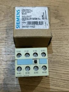 Siemens Hilfsschalter Kontaktblock AUX 3RH1921-1HA22 2NO 2NC - Bild 1 von 3