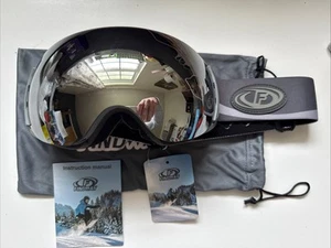 Ski Goggles Black Findway Brand New W/ Tag - Picture 1 of 10