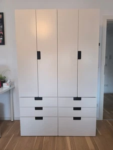 IKEA Stuva Malad Kleiderschrank 23053 cremefarben BJ.2020 1v2 Korb Schubfächer - Bild 1 von 3
