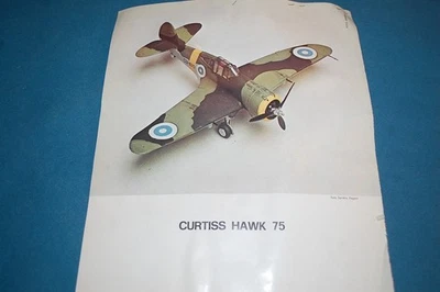 Airfix - Curtiss Hawk 75  Storia dell'Aviazione scala  1/72 - Immagine 1 di 2