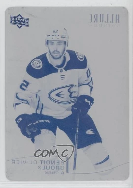 2021-22 Upper Deck Allure Rainbow 1/1 Benoit-Olivier Groulx #R-26 Rookie RC 7l6 - Image 1 of 3