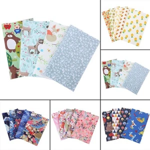 Baumwollfabrik Quadrat Quilten 100% Baumwolle 25x20cm Blume gedruckt DIY - Bild 1 von 13