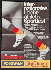 Plakat | 1978 | Eintracht Frankfurt | Internationales Leichtathletik Sportfest - Bild 1 von 1