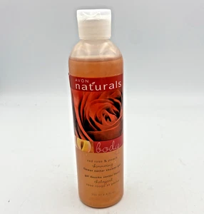 Avon Naturals gel doccia rosa rossa e pesca fiori scintillanti nettare 8,4 once NOS 2010 - Foto 1 di 4