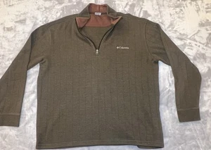 Columbia Sportswear XXL Mens 1/4 zip pullover mock neck long sleeve sweater - Picture 1 of 15