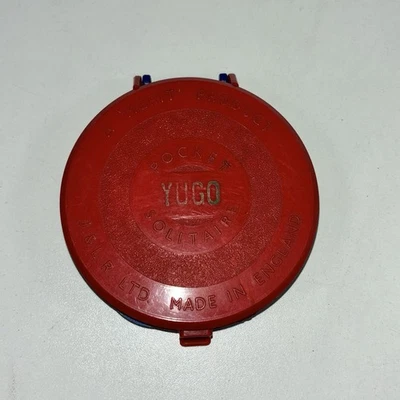 Vintage Merit Yugo Pocket Solitaire Game Complete  1960's 1970's - Image 1 of 4