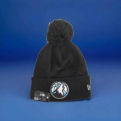 Minnesota Timberwolves Gorro Adulto - New Era OSFA Puño Pom Cap, Nuevo con Etiqueta Foto 1 de 4