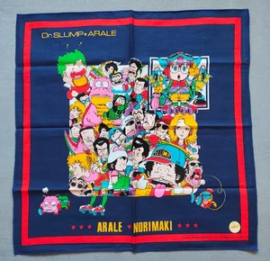 VTG Dr Slump Arale Norimaki Anime Scarf Japan 1980s Akira Toriyama Toei Official - Picture 1 of 11