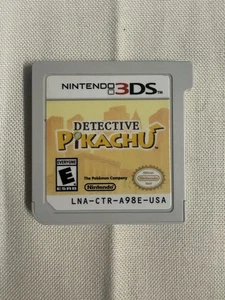 Detective Pikachu (Nintendo 3DS, 2018) nur Cartridge getestet funktioniert - Bild 1 von 2