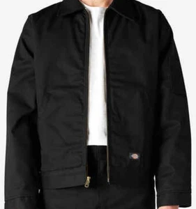 Dickies, Insulated Eisenhower Zip-Up Jacket, TJ15, Black, XL, New With Tags - Picture 1 of 10