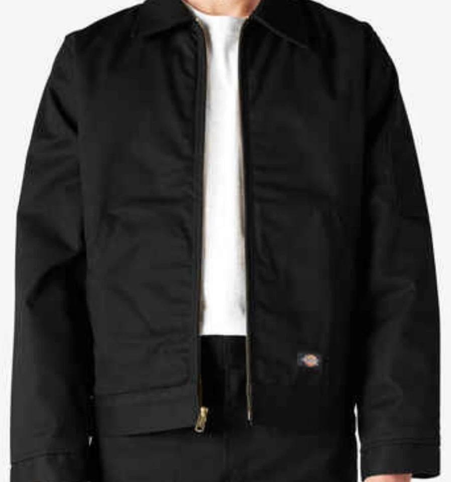 Dickies, Insulated Eisenhower Zip-Up Jacket, TJ15, Black, XL, New With Tags - Image 1 of 4