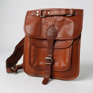 Gusti-Leder Ziegenleder Rucksack/Tagesrucksack 13"x9"x5" - Bild 1 von 7