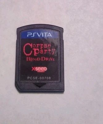 Playstation PS Vita CORPSE PARTY BLOOD DRIVE Cartridge Only Xseed Horror USA - Image 1 of 2
